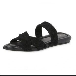 Rag and Bone Lewis pointed flat black sandal NEW  size 36‎